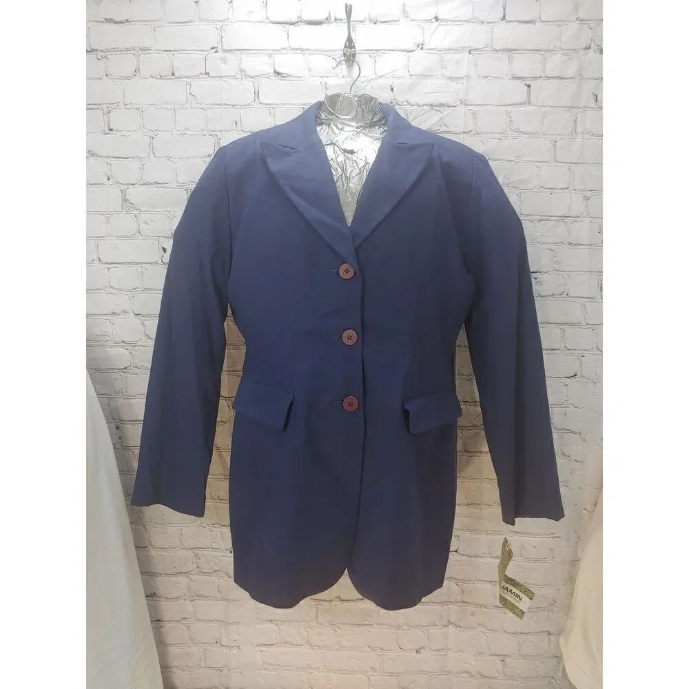 David Benjamin VINTAGE Women's Size 18 Blue Single Breast Blazer